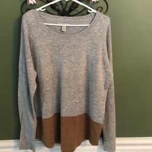 Bass color block sweater
